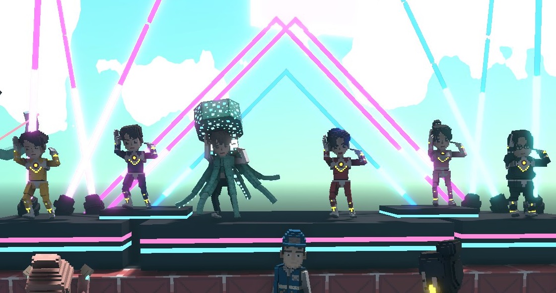 ViviMiniM's tweet photo. @TheSandboxGame I found the Star Team in PCCW HKT Futurera! 🎮 #LunarNewYearTSB https://t.co/ahY0JL4Gkv