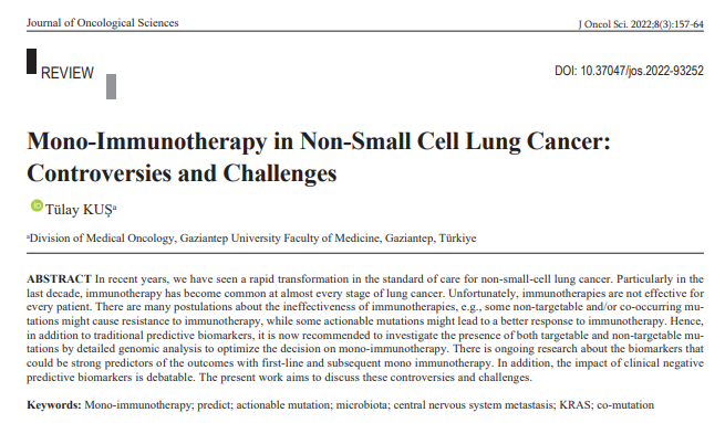 OfOncological's tweet photo. Mono-Immunotherapy in Non-Small Cell Lung Cancer: Controversies and Challenges

🔹Who can benefit most from mono-immunotherapy?

🔹In what situations does efficiency decrease?

🔹Importance of microbiata?

For more👇

https://t.co/fWTZ9wI5I9 https://t.co/IzsD9sRrXR