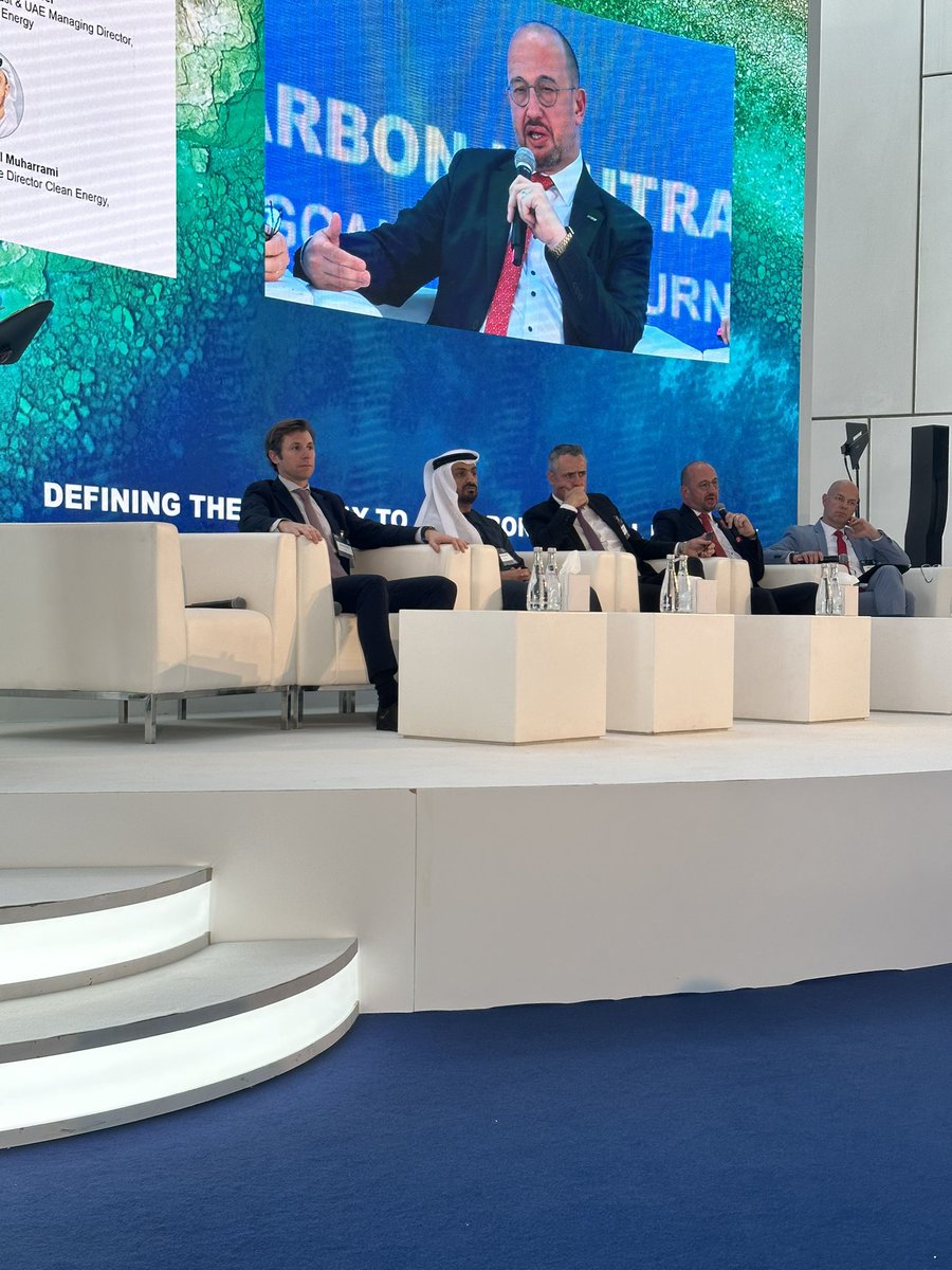 Great panel with industry leaders organized by <a href="/ESMiddleEast/">ENGIE Solutions Middle East</a>,  <a href="/Siersdorfer_D/">Dietmar Siersdorfer</a> highlight the importance of collaboration and partnership for success , and accelerate innovation to reduce CO2 impact