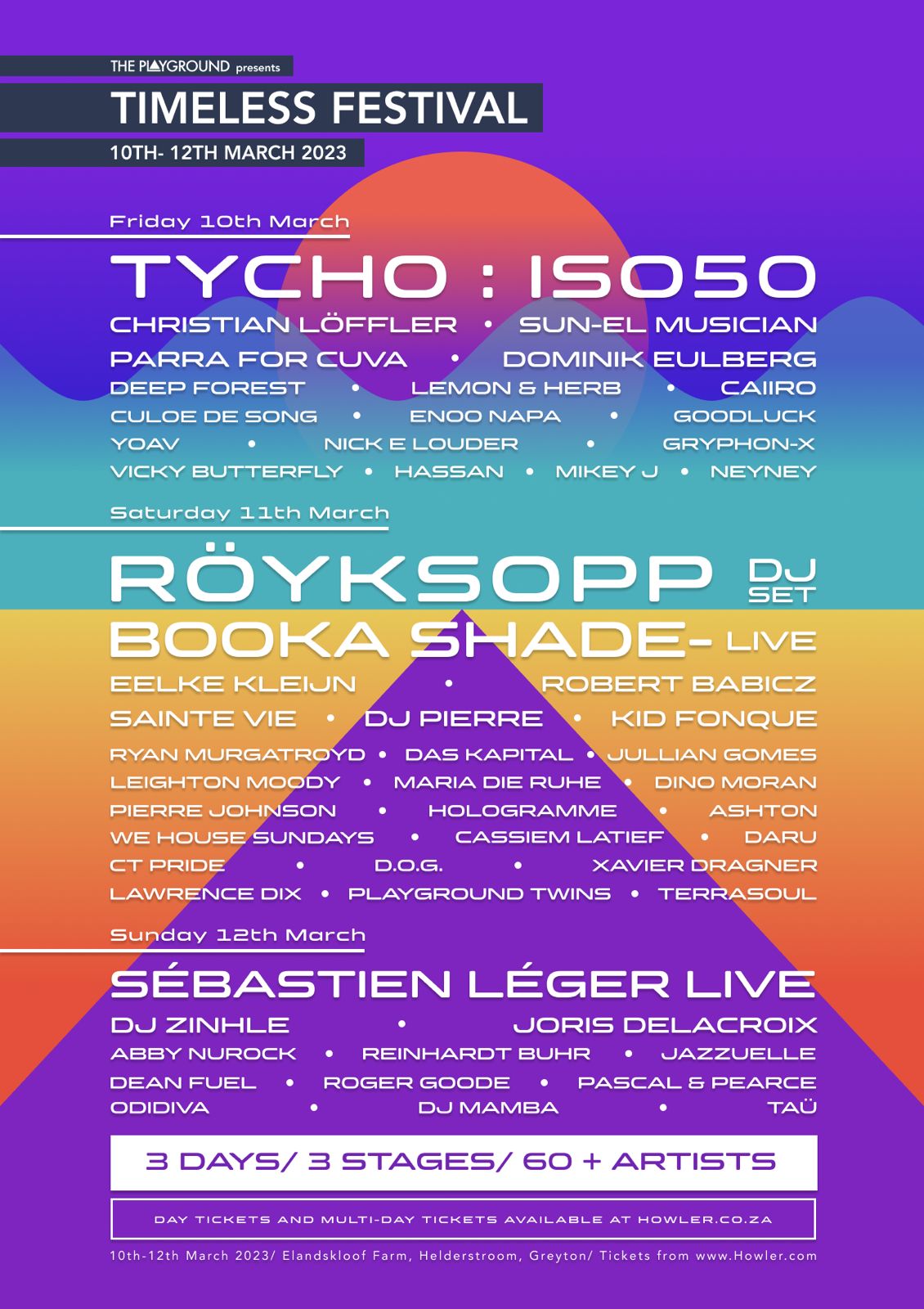 Cape Town Gig Guide on Twitter "10 to 12 March 2023 Venue elandskloof