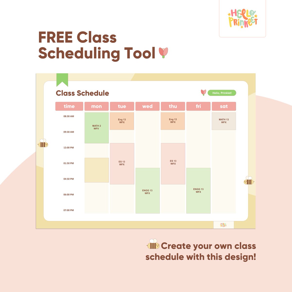 hello_prinklet's tweet image. EXCITING NEWS! 🌷✨

You can now CREATE YOUR OWN CLASS SCHEDULE with our very cute design! Try it out by visiting our newly launched website: 🙈

helloprinklet.art

And please do tag me when you use it! We really worked hard for this. 🫶

I hope you guys enjooooy~ 😊
#artph