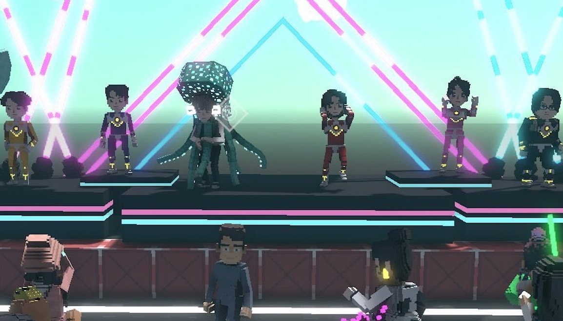 tsl_stephen's tweet photo. @TheSandboxGame I found the Star Team in PCCW HKT Futurera! 🎮 #LunarNewYearTSB https://t.co/DjKbsHQMcG