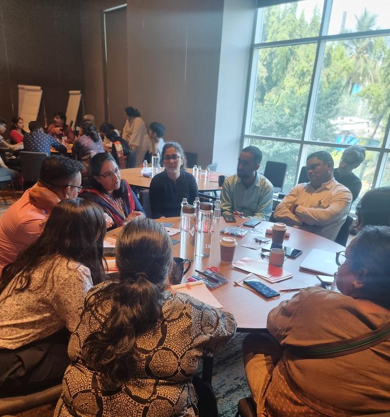 SachdevPatel's tweet image. Listening to grassroots leaders from @dasra rebuild fund - how to overcome geographic bias when based in a non tier 1 city, how to manage all professionals who make promises about fundraising, SEO optimisation. So many factors to balance when running and growing an ngo @GMSP_fdn