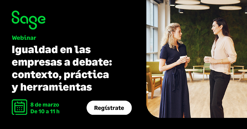 SageSpain's tweet photo. ¿Tienes plan para el próximo #8M? ¡Únete a nosotros el próximo #DíaDeLaMujer y asiste a nuestra mesa redonda sobre los Planes de Igualdad en las empresas!  ¿Qué son? ¿Cómo cumplir con el registro retributivo? ¡Apúntate gratis! https://t.co/f8eDeX2sUE