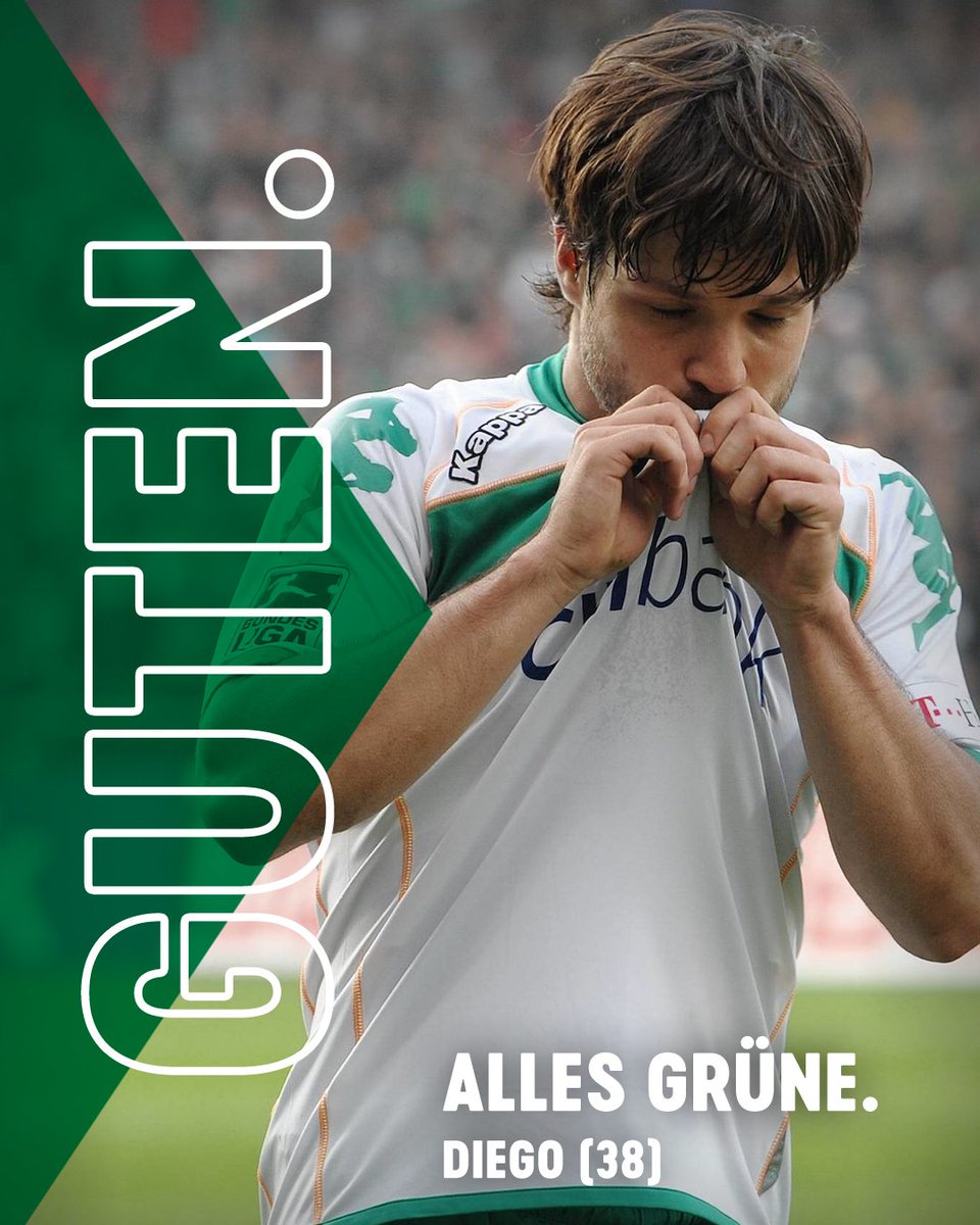 werderbremen's tweet photo. Unser ehemaliger brasilianischer Zauberer hat Geburtstag 💚 #Diego Ribas da Cunha feiert heute seinen 38. Ehrentag 🎉

An welches Spiel von Diego erinnert ihr euch besonders gerne? 😍

#werder https://t.co/4TQgqS6rXV