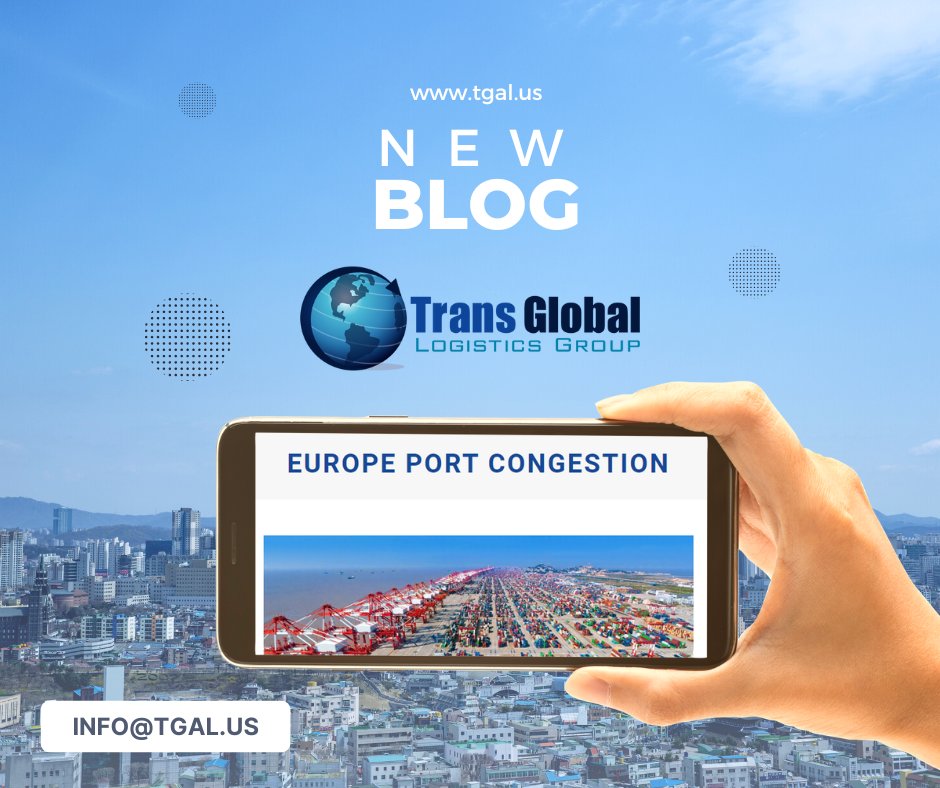 New Blog Alert! Read about Europe's Port Congestions and its impact on the logistics industry. Read the full blog here: tgal.us/europe-port-co… #shipping #vehicleshipping #europeport #congestions #logistics #vehicle #carshipping #shipmycar #shippingdelays #logisticseurope