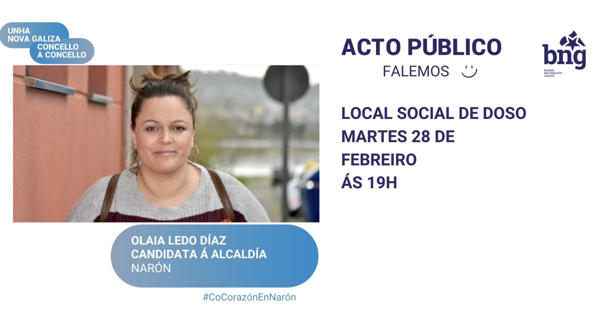bng_naron's tweet photo. 👥 Hoxe temos un encontro público en #Doso 
🗣️ Falemos e escoitemos as propostas para mellorar #Narón. Unha:
🙌🏾 Integrar Rural e Urbano
#cocorazónennarón #NarónMereceMáis https://t.co/LDiQ3IWODs