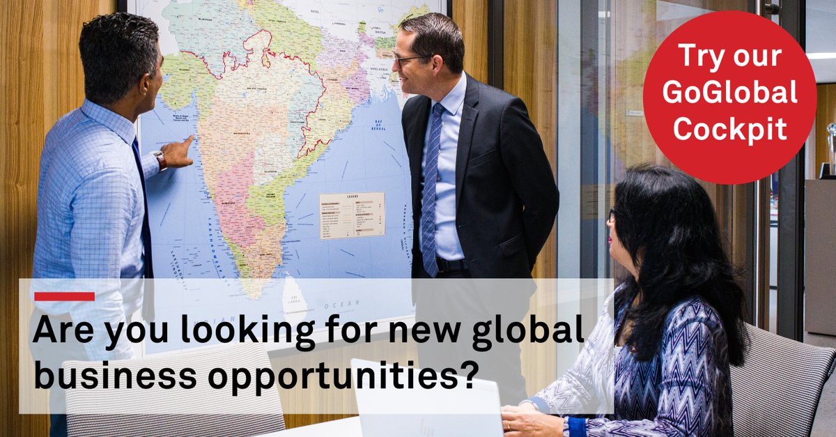 🌍 Did you know that in <a href="/SGE/">Switzerland Global Enterprise</a> GoGlobal Cockpit we offer exclusive early information on international projects and tenders from around the world?

👉 Sign up today and start exploring the many exciting opportunities waiting for you. goglobal.s-ge.com/de/business-op…