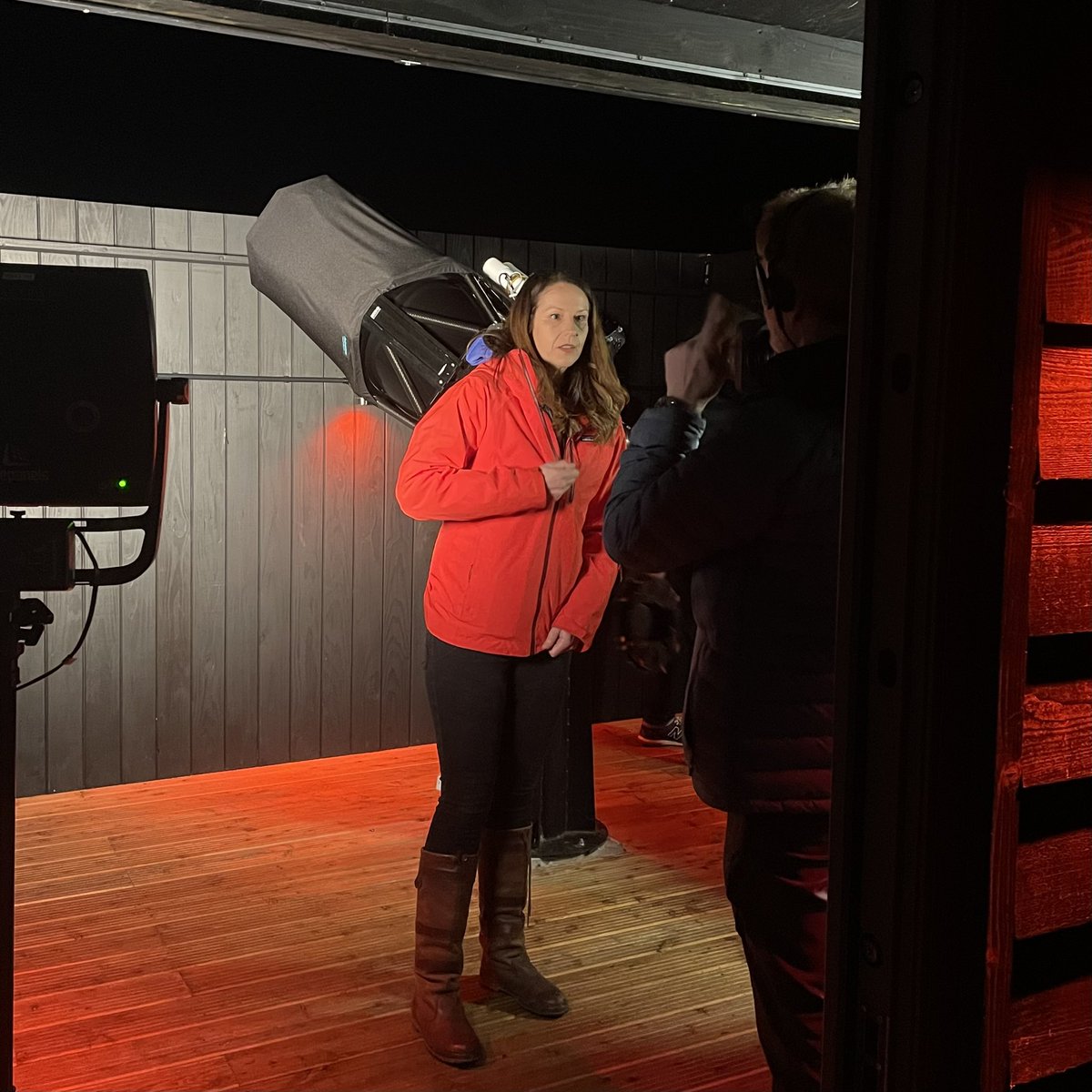 Wonderful to have <a href="/BBCBreakfast/">BBC Breakfast</a> here for a live broadcast this morning talking about the wonderful Aurora displays as well as what a great place this is for observing the dark skies