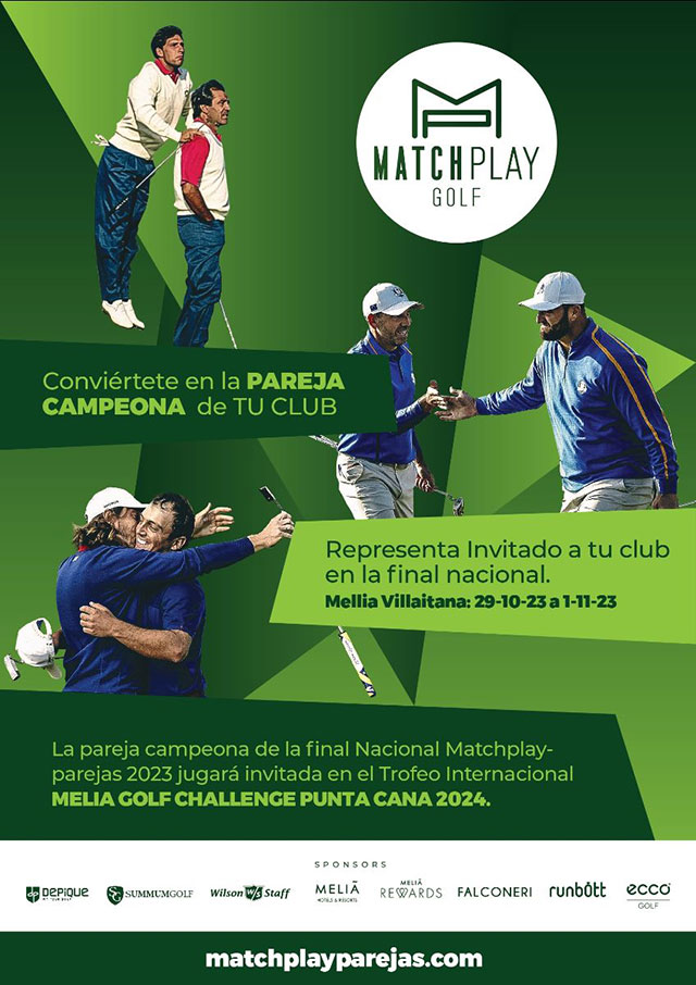 ¿Ganas de matchplay? Últimos días para inscribirse al Circuito Nacional MatchPlay Parejas 2023, con más de 70 campos disponibles en toda España donde apuntarse. ¿Te vas a quedar fuera? ⛳️👀👇 bit.ly/41uwFll