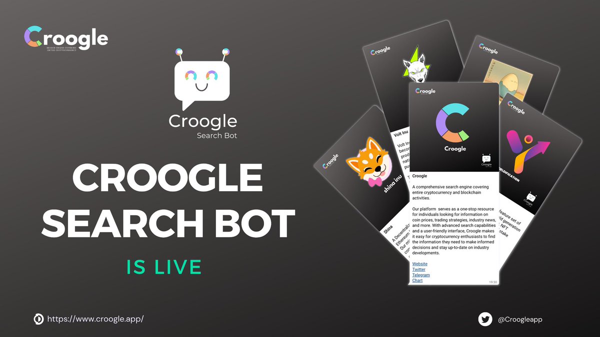 YassineTelcoin's tweet photo. @crypto_bitlord7 $CROGL #CROOGLE 📲
Gm sir Search2earn bot live&updates incoming
📲By typing /List into the chat a list of utility categories appear->Select the utility category you want->
Select project -> descriptions of the selected project appear w links🔗
#CryptoBitlordChallenge https://t.co/JmXhbUUxzj