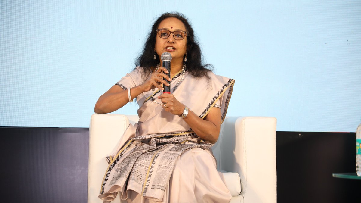 IndianVCA's tweet photo. We would like to thank Prakul Kaushiva of @cppinvestments and Renuka Ramnath of @MultiplesPE for the extremely invigorating fireside chat about deployments and strategies for India at the #IVCAConclave. It was a very enlightening session. https://t.co/OwIN2mHGr7