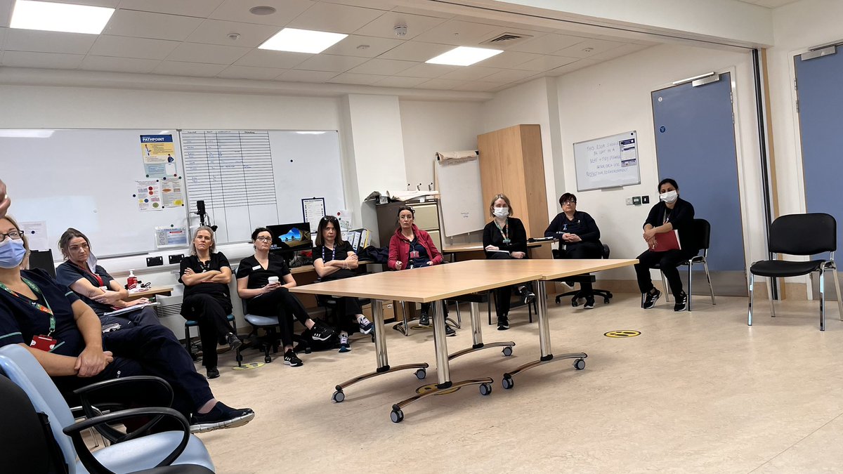 <a href="/NursingOlol/">OLOLNursing</a>  Grand Rounds! A fantastic presentation from Gwen our acute pain CNS. 
Great to see so many colleagues in person and on line. #sharedlearning <a href="/gwyn_mahoko/">Gwyneth Mahoko</a> <a href="/cathycampbell42/">Cathy Clarke</a> <a href="/CaheyCatriona/">Catriona Mc Cahey</a> <a href="/bernadettejoanc/">Bernadette Conlon</a> <a href="/ainedav/">Aine Kavanagh</a> <a href="/AdrianCleary101/">Adrian Cleary</a>