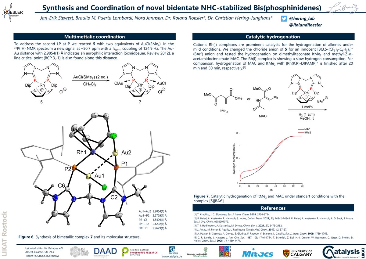 Jan-Erik Siewert (@siewert_jan) on Twitter photo Bidentate NHC-stabilized Bis(phosphinidenes) - Happy to share my recent work at the RSC Twitter Conference. <a href="/RoySocChem/">Royal Society of Chemistry</a>
A fruitful collaboration with <a href="/RolandRoesler/">Roland Roesler</a> and <a href="/hering_lab/">HeringJunghansLab</a>.
#RSCPoster #RSCInorg Bidentate NHC-stabilized Bis(phosphinidenes) - Happy to share my recent work at the RSC Twitter Conference. <a href="/RoySocChem/">Royal Society of Chemistry</a>
A fruitful collaboration with <a href="/RolandRoesler/">Roland Roesler</a> and <a href="/hering_lab/">HeringJunghansLab</a>.
#RSCPoster #RSCInorg