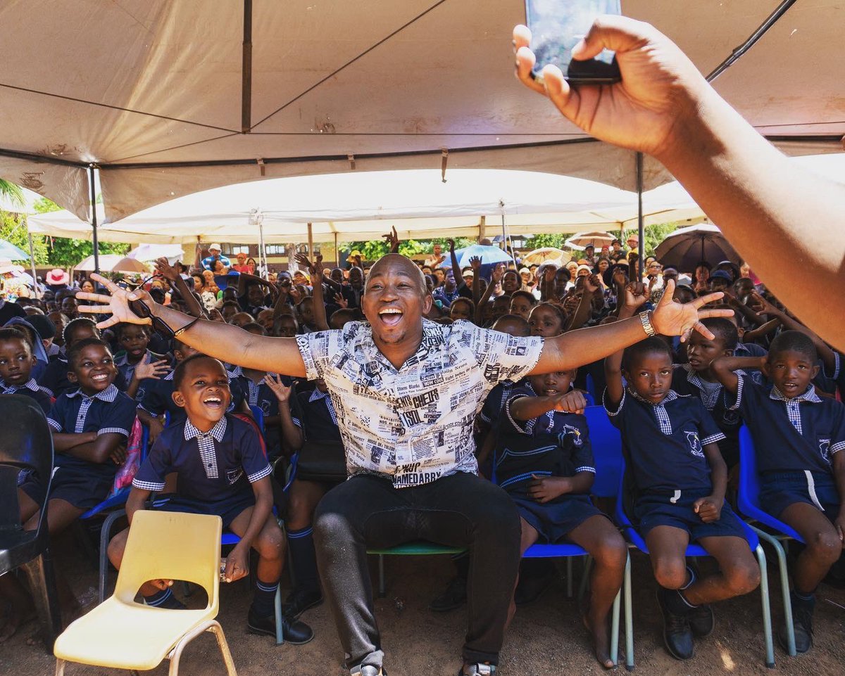 KhuliChana's tweet photo. Last week Friday the Khuli Chana Foundation (@FoundationChana )went the #ExtraMile with @mitsu_motors by donating school uniforms to  100 students at Dimapo Primary School in Bethanie North West

Thank you to everyone who was involved to make this a reality.

#DriveYourAmbition https://t.co/uY9xyzUFuV
