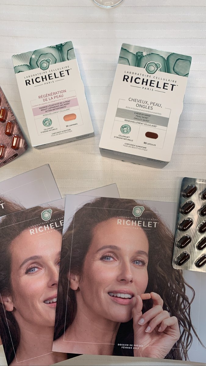 Retour en images sur le lancement de la nouvelle gamme de compléments alimentaires beauté lancée par le laboratoire cellulaire RICHELET® #innovation #health #bienetre