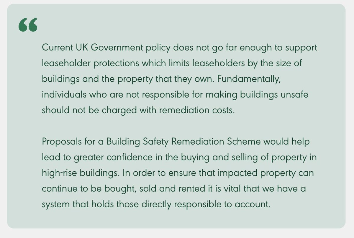 @PropertymarkUK BACKS the Earl's #PolluterPays Amendment. They join the Sunday Times, Association of Mortgage Intermediaries, British Property Federation and others calling for this amendment. ALL leaseholders need protection! propertymark.co.uk/resource/great… #BuildingSafetyCrisis