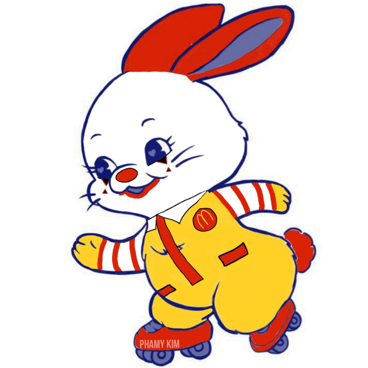 jiji • i luv jihye 🐰🥕 on Twitter "맥도날드의 마스코트인 newjeans의 토끼 NewJeans