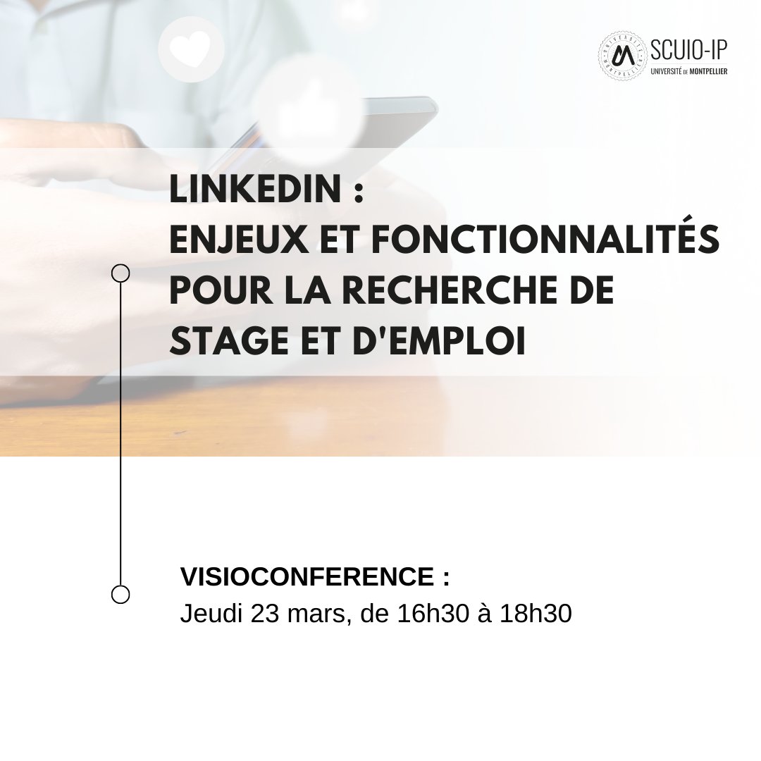 📣 Ateliers d'Aide à l'Insertion Professionnelle

💬 Besoin d'aide pour concevoir votre CV, rédiger votre lettre de motivation ou pour préparer votre candidature ? Le BAIP propose 10 ateliers différents !

▪ Inscription bit.ly/3GAEWKW
▪ +d'infos bit.ly/3GB4F5Z