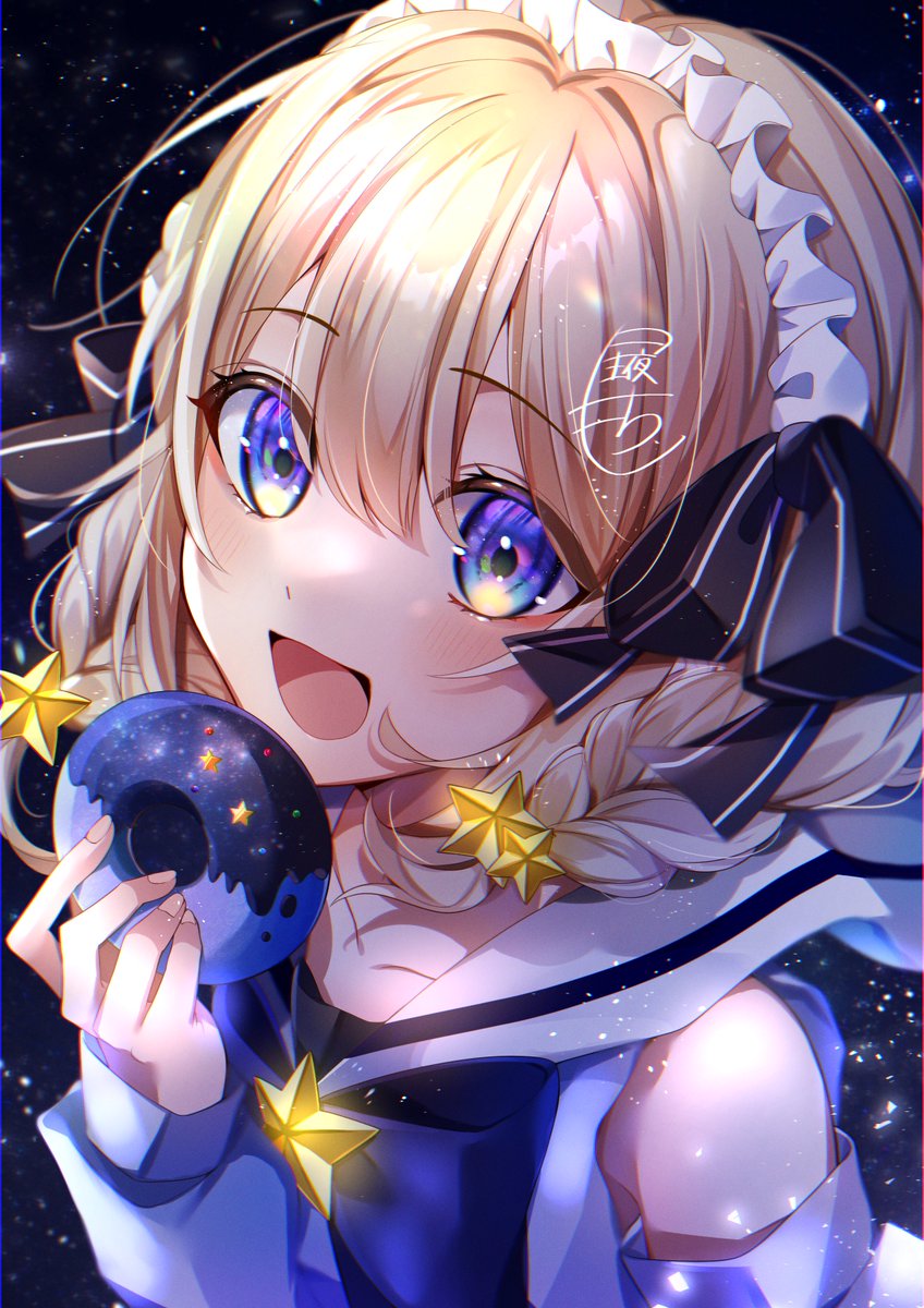 「星月夜 #illustration 」|星夜もちのイラスト