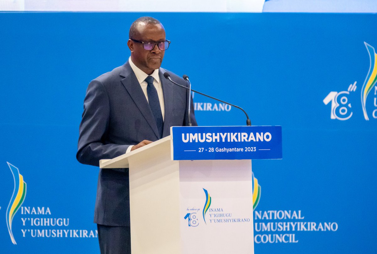 NewTimesRwanda's tweet photo. Jean Damascene Bizimana, @Unity_MemoryRw minister: As Rwanda continues to fight genocide ideology and build unity among its citizens, it's concerned about hate speech, lies, and murder against Kinyarwanda-speaking Congolese – especially Tutsi – in the region.

#Umushyikirano2023 https://t.co/mEM1myqO0g