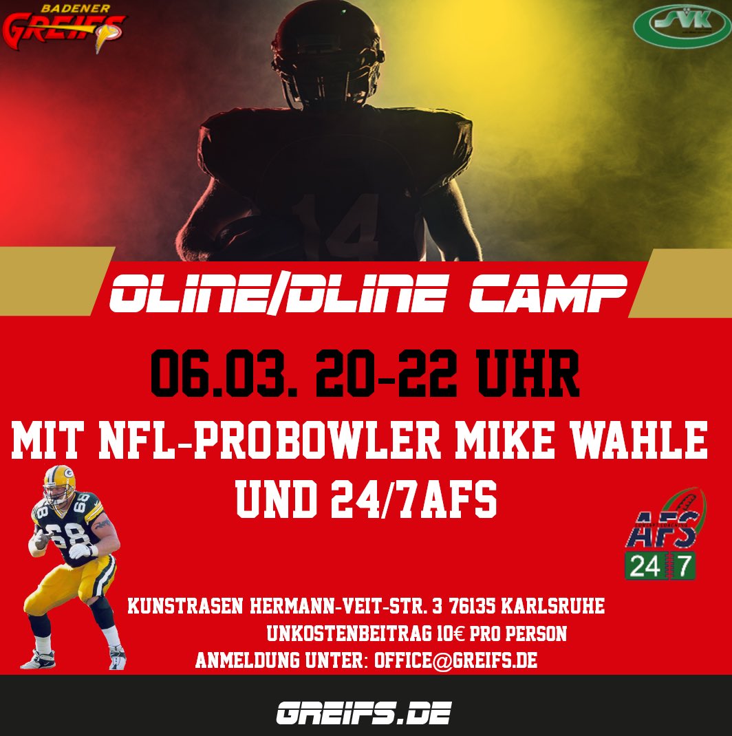 Oline/Dline Camp 🏈🔥 in Karlsruhe 

#karlsruhe #football #americanfootball #nfl #mikewahle
