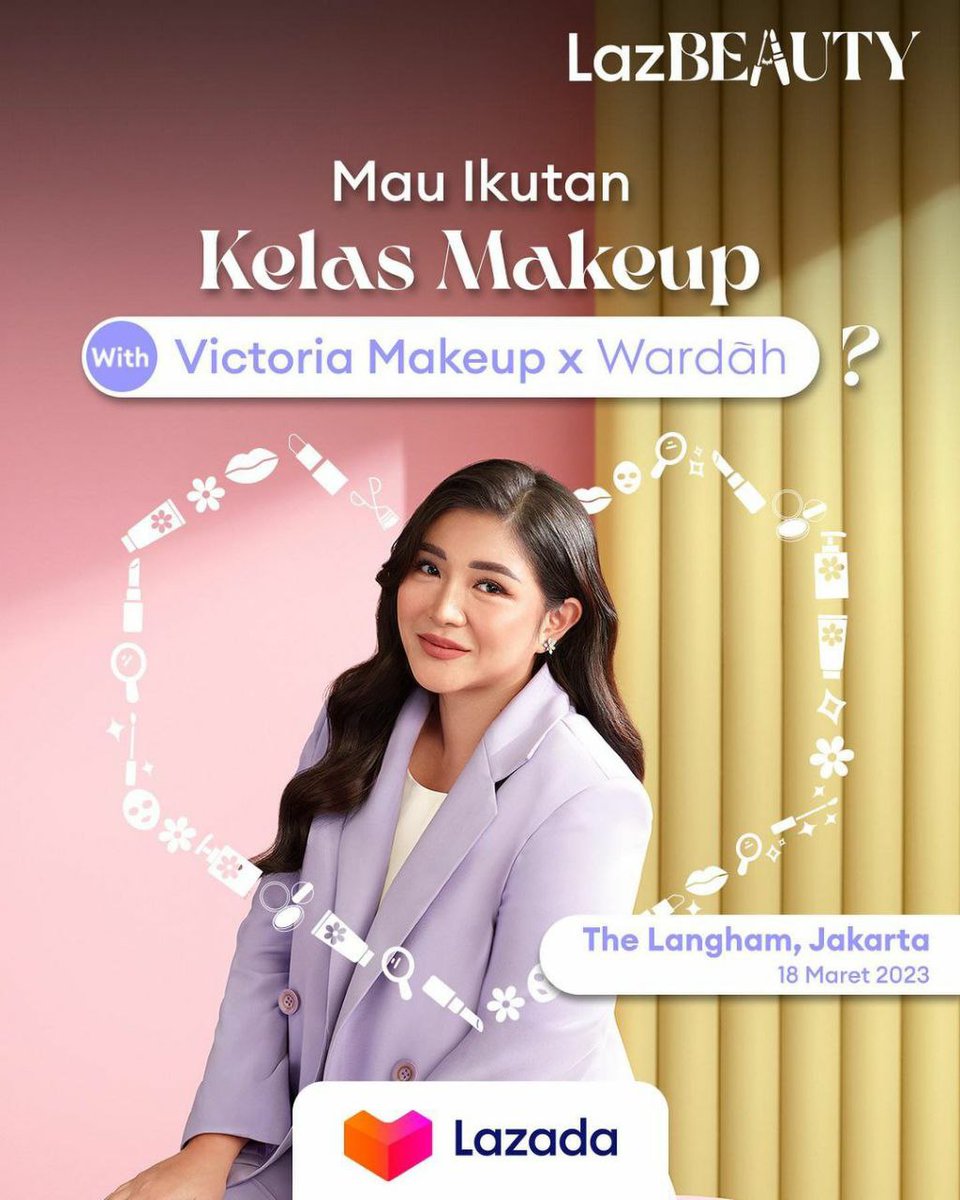 yvoungbin's tweet photo. pengen wajah cantik sehat mana suaranya? sini ngumpulllll, bikin takjub #KelasMakeupLazada LazBeauty MUA Masterclass https://t.co/zofFGKnXnX