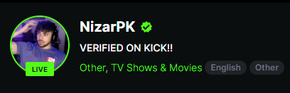 MAKE SURE TO FOLLOW ME ON KICK! kick.com/nizarpk