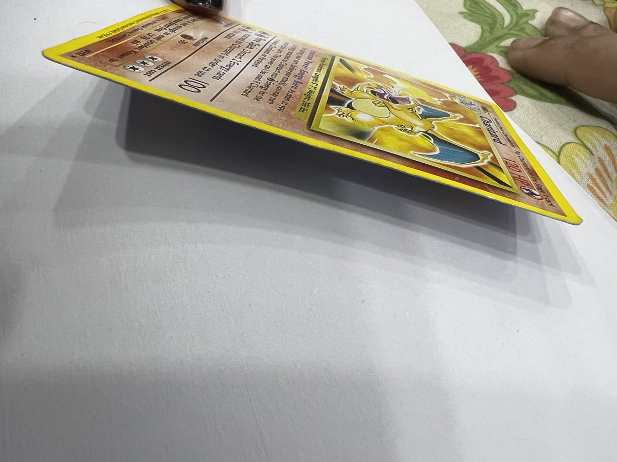 Boskjos's tweet photo. Anyone interested to buy Charlizard 1st Edition, stage 2, 4/102 rating. Please DM. #PokemonCard #Charlizard https://t.co/i68E3MIEe7