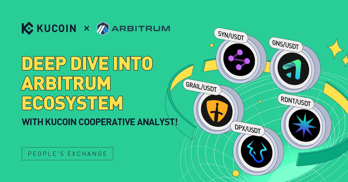 kucoincom's tweet photo. Deep Dive into Arbitrum Ecosystem Projects with KuCoin Cooperative Analyst! 

Session 1: Deep Dive into Radiant Capital (RDNT)
⏰ 12:00 PM on February 28, 2023 (UTC)
🎙 Speaker: Richard Nasr
📌 https://t.co/92IagrxIak https://t.co/gDIKhUdka2