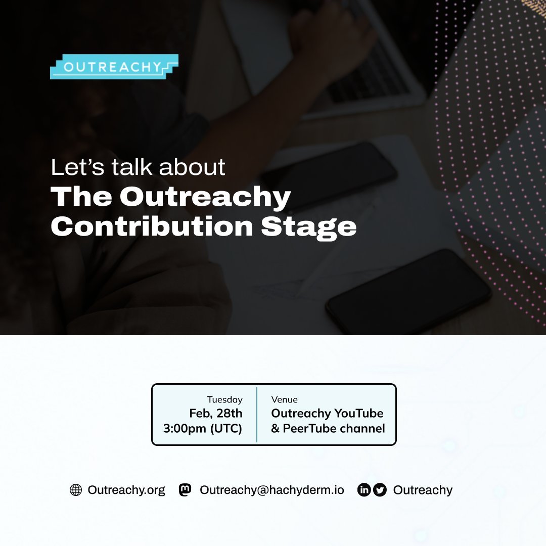 All Outreachy applicants should read this!

Do you have any questions or need insights on the Outreachy contribution period? 

Join the Outreachy interns on this coffee chat today. Come learn from their experiences &amp; get all the answers to your questions.
youtube.com/watch?v=sIqA8L…