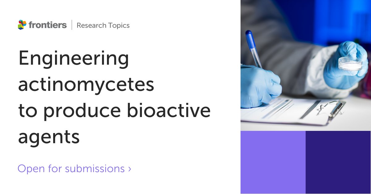 FrontBioeng's tweet photo. Actinomycetes are well-known for their potential for secondary metabolite production. This collection concentrates on new developments for engineering actinomycetes for natural compound production.  

Submit your research here: https://t.co/FBu6QIyQdW 
@Leibniz_DSMZ_en @uni_tue https://t.co/NvVdCLBtKd