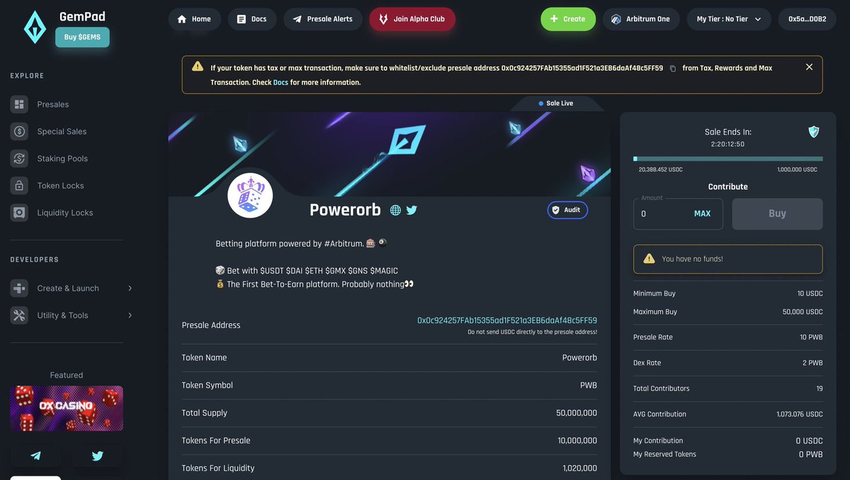 0xAltKing's tweet photo. You still have a chance to get into #Powerorb IDO 🔥🔥 in which they raised over $20k within 2 HR yesterday
🛫 Don’t fade them because unsold $pwb will get burnt after #IDO process
❗️48HR LEFT
🫱 GET IN NOW 🫶 https://t.co/yuDYbbArlR… https://t.co/QfQgbtbHcB