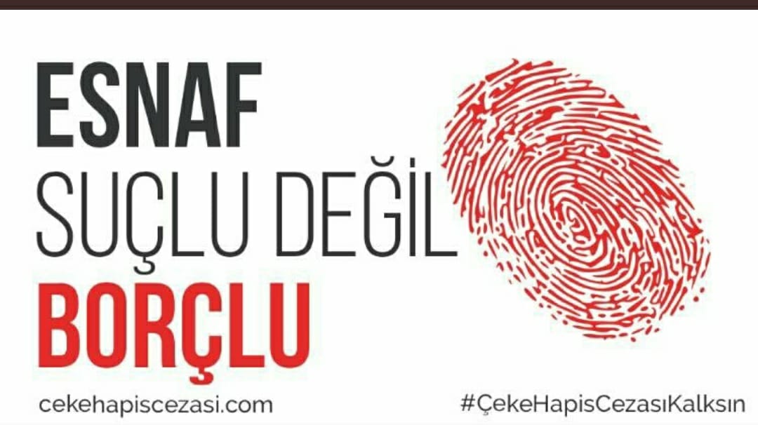 @HasanDu08831647 @bybekirbozdag @adalet_bakanlik @yilmaztunc @YildizFeti @AvOzlemZengin @RTErdogan @mehmedmus Yıllarca Ülkesine Devletine Halkına Hizmet  Etmiş Ekonomik krizlerden dolayı alacağını alamayıp çekini ödeyemeyen   sonunda  IZINLI MAHKUM Olan 
Esnaf suçlu değil borçlu
#CEKEHAPİSCEZASIKALKSIN
@RTErdogan
@BY
@bybekirbozdag
@yilmaztunc 
@yilmaz_ismet58 @avabdullahguler