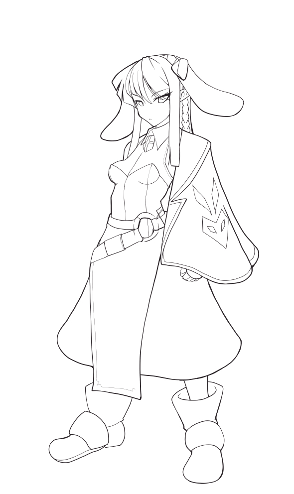 #今月描いた絵を晒そう その2 ラフとか 