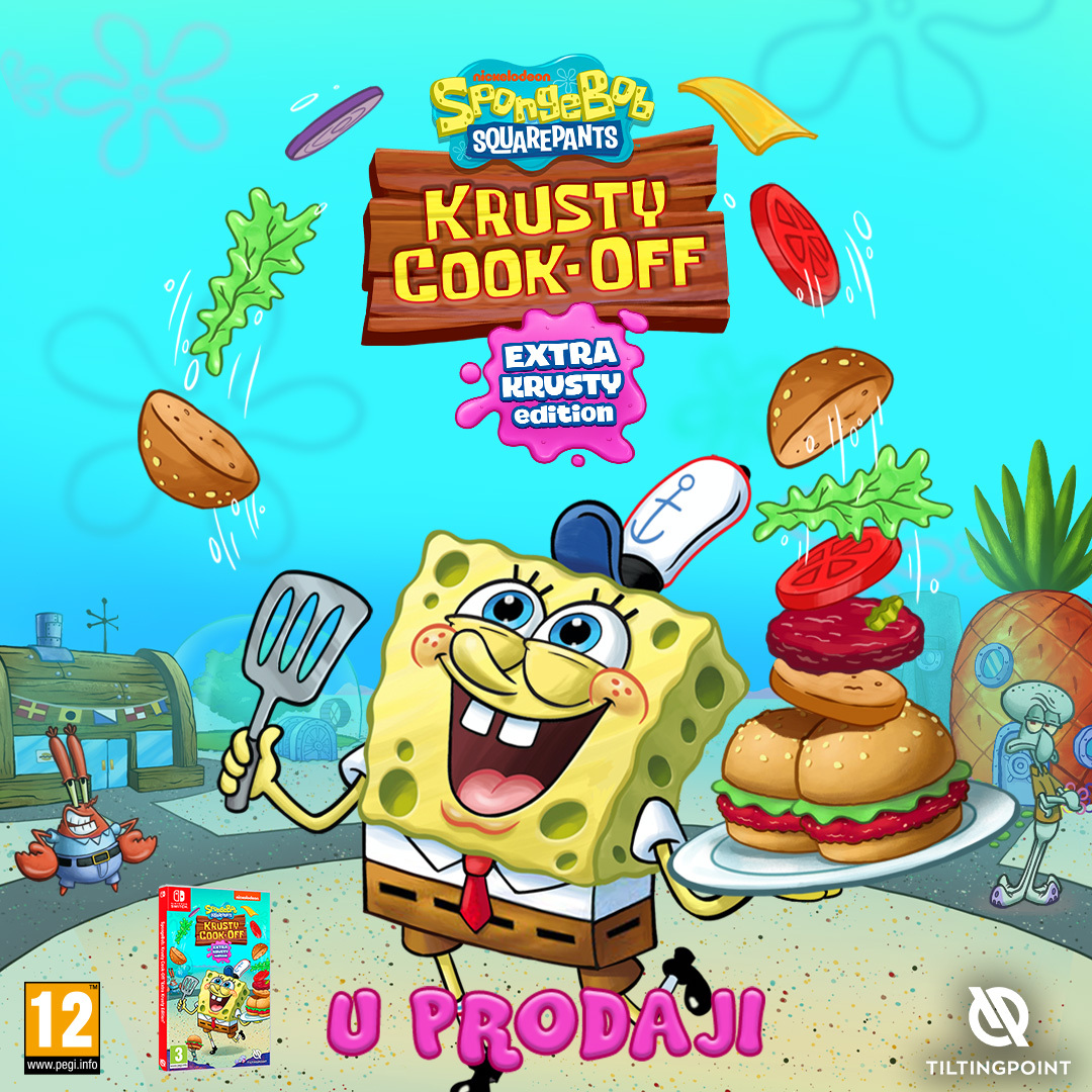 Gamesdoo's tweet photo. U GameS prodaji: 🍔 SpongeBob SquarePants: Krusty Cook-Off Extra Krusty Edition 🍔
https://t.co/JDVd5Z5tdY
#GameS #SpongeBob #SquarePants #Krusty #KrustyCookOff #ExtraKrusty #ExtraKrustyEdition #Nintendo #Switch #NintendoSwitch #igra #prodaja #cena #Srbija https://t.co/hdq7ZuZ6pA