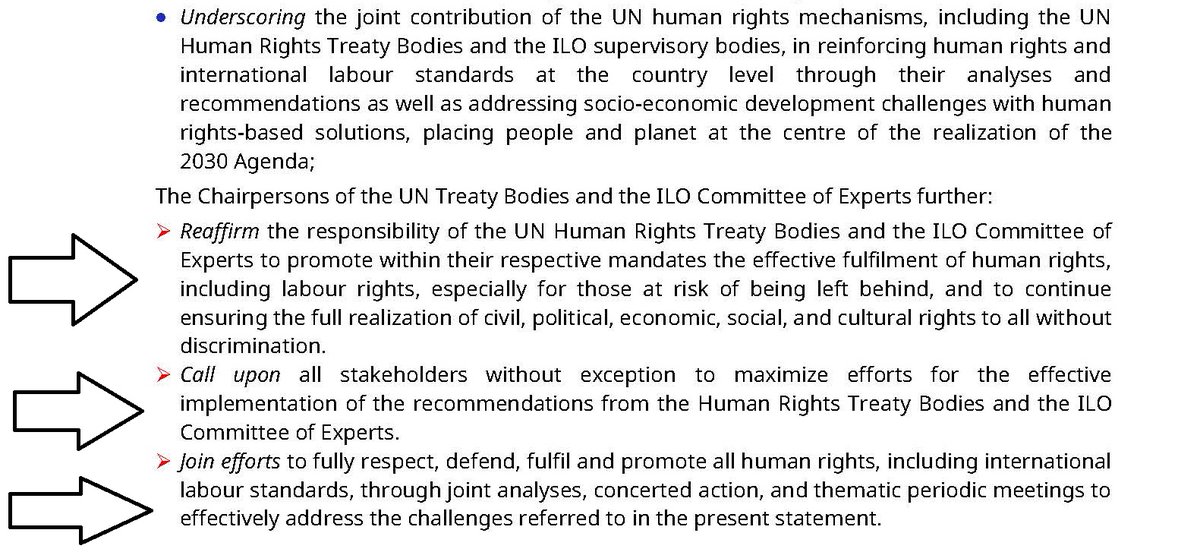 CarmenSalcedoBe's tweet photo. Statement #ILO #CEACR  and @ONU_es  #HumanRights Bodies ChairpersonsS #implementation #effective #fulfilment #mandates #labourights #supervisory #bodies 👉 https://t.co/dABRc1wiZJ @commentator01 @JMalinowskiR https://t.co/2B8KT4gPKy