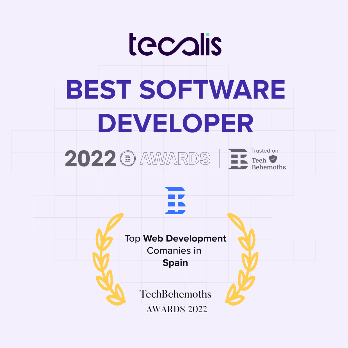 Tecalis's tweet image. 🏅 Tecalis es elegida por la plataforma alemana referente #IT @TechBehemoths como #TopWebDevelopmentCompany.

Conoce más sobre este reconocimiento en la noticia de nuestra sección actualidad: hubs.la/Q01DvNqw0

#TIC #TI #RPA #IA #ML #Tecnología #Software #B2B