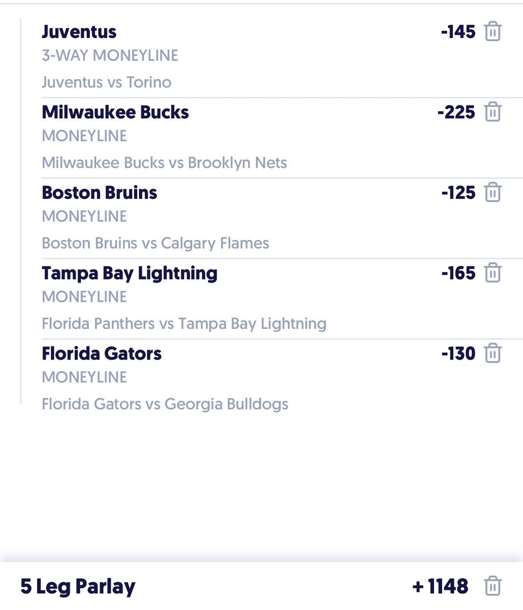 MasterLocks69's tweet image. 🚨🚨Parlay of the day🚨🚨

Trail this if you’re not a broke pussy 

#freemoney #sportsbettingadvice #picks #nba #nhl #juventus