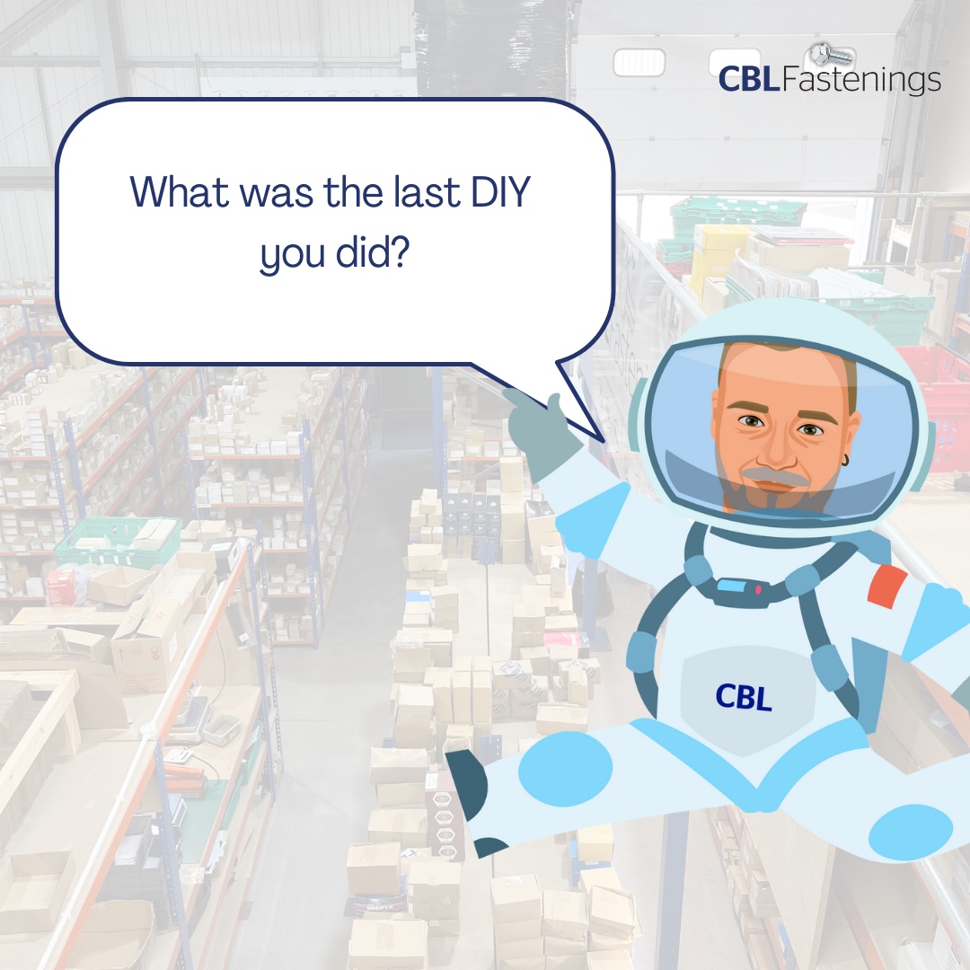 CBLFastenings's tweet photo. How much DIY gets done in your home?

We'd love to hear about your last project, was it putting up shelves, or building a flatpack or something even more amazing?

Let us know all about it... 

#CBLFastenings #fastenings #screws #nuts #bolts #hexbolt #eastbourne #hailsham #DIY https://t.co/8pTazw9zhI