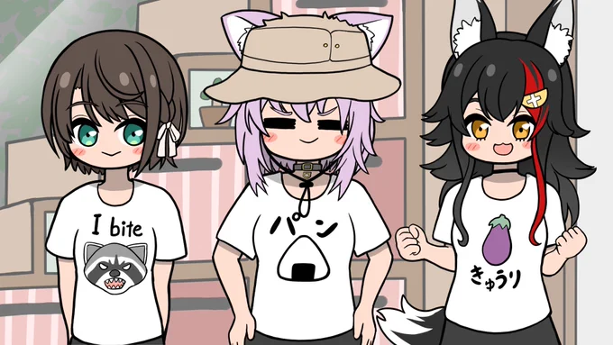 おもしろTシャツ回【YouTube】プロテインザスバル #きりぬきスバル #絵かゆ #おに切り #みおーん絵 