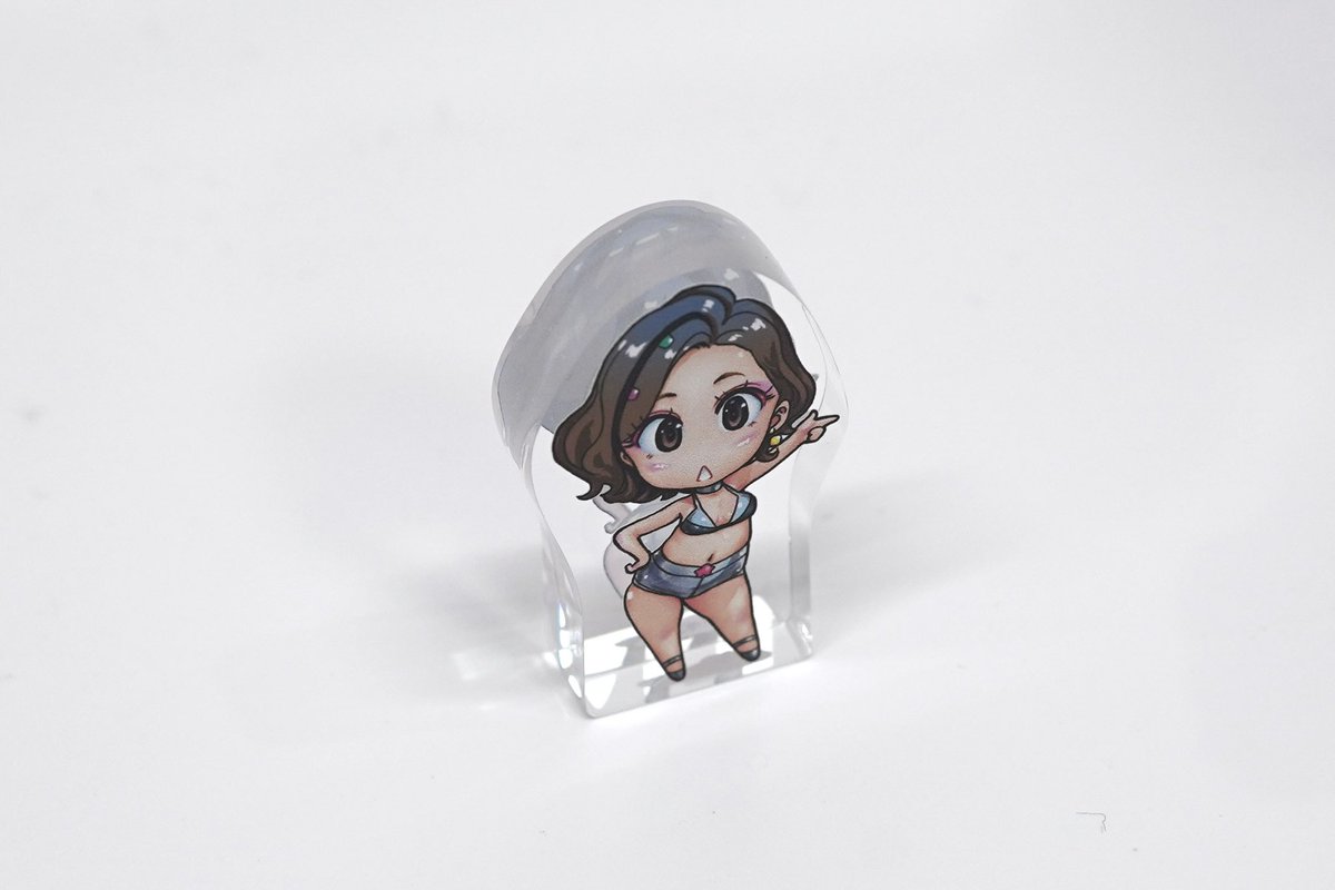 アクリルコロコロ・サタデーナイト見栄子もご注文ありがとうございます❤️ 同じくアクリルコロコロもBOOTHショップにてご用命いただけます〜。 