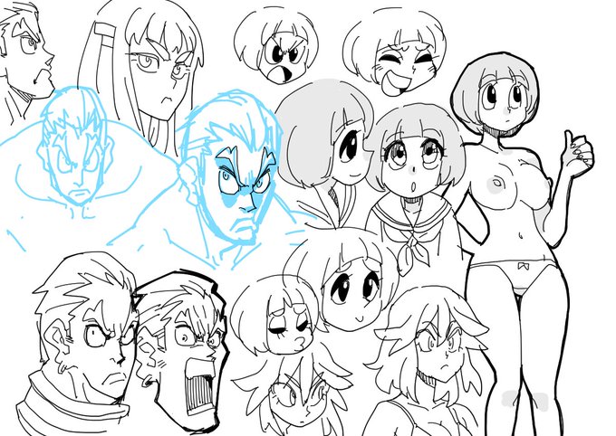 キルラキルらくがき 