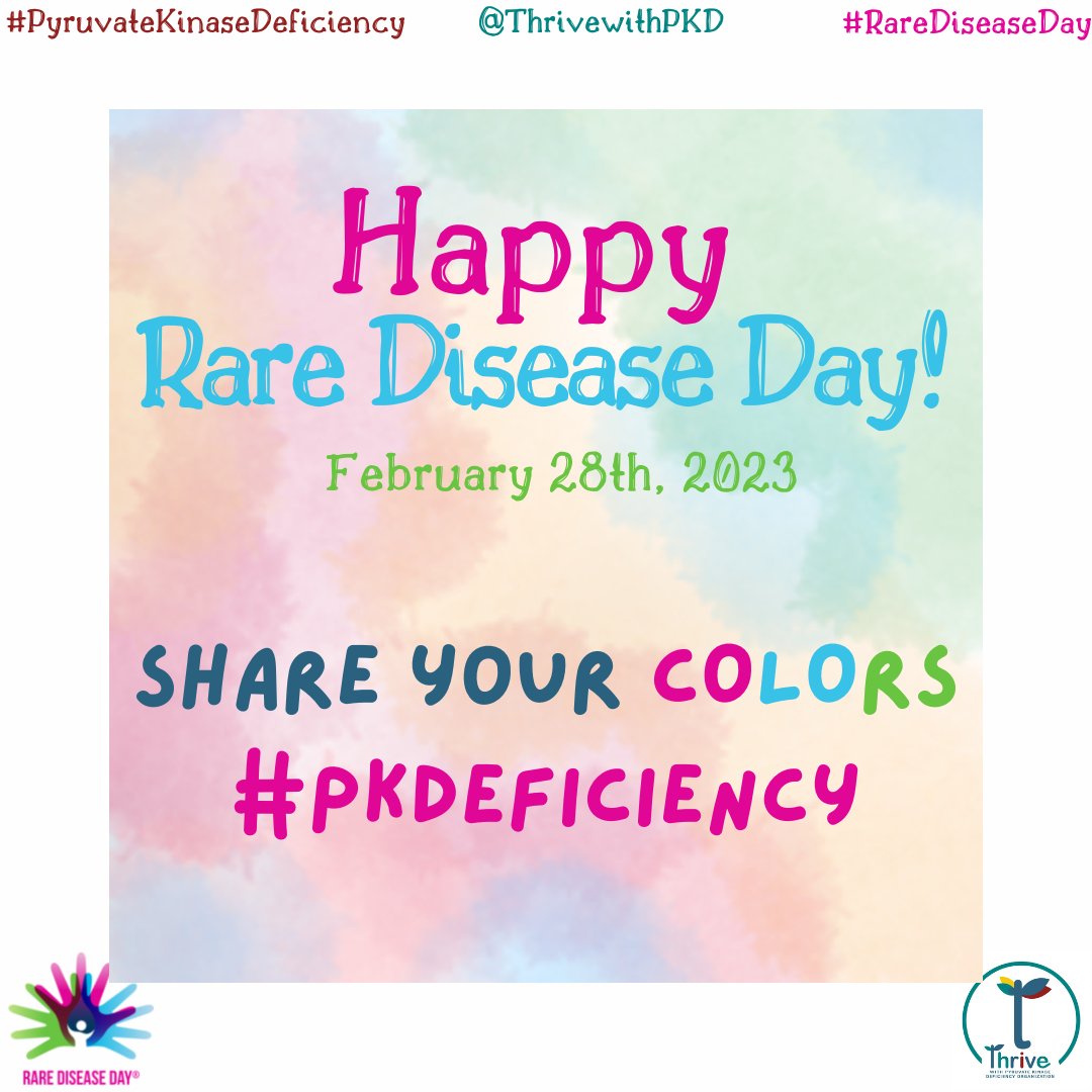 TwPKDnonprofit's tweet photo. #PKdeficiency is a rare, genetic anemia. Share this post if you or someone you love is affected by a rare disease or #PyruvateKinaseDeficiency.
#PKdeficiencyawareness #RareDiseaseDay #RDD #rareanemias #nonprofit #thrive #shareyourcolors #showyourstripes https://t.co/QyXlcpR6ia