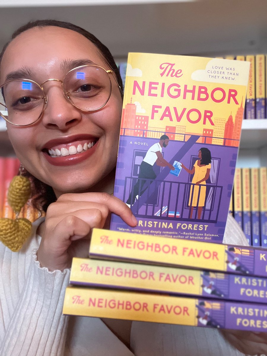 THE NEIGHBOR FAVOR is on sale today!!! ✨💛 This one is for all the book lovers and introverts and extroverted introverts, and anyone who 
loves love. I hope you enjoy reading Lily and Nick’s story as much as I loved writing it. 🥹 kristinaforest.com/the-neighbor-f…