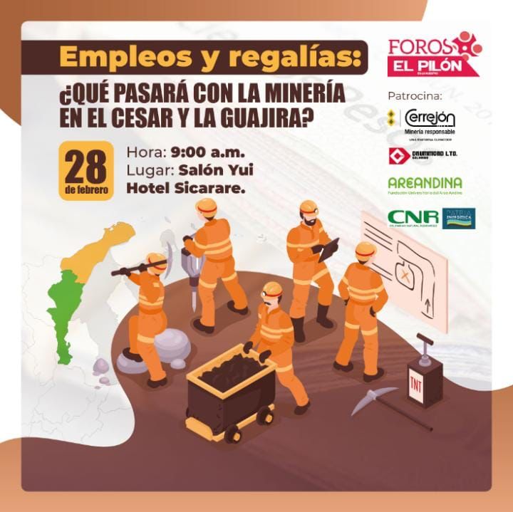 #ForosELPILÓN
#PorUnaTransiciónJusta ⬇️
¡No te pierdas de nuestra participación en este espacio de construcción conjunta por el Corredor Minero del Cesar!
Empleos y regalías: ¿Qué pasará con la minería en el Cesar y La Guajira?
instagram.com/el_pilon/live/…