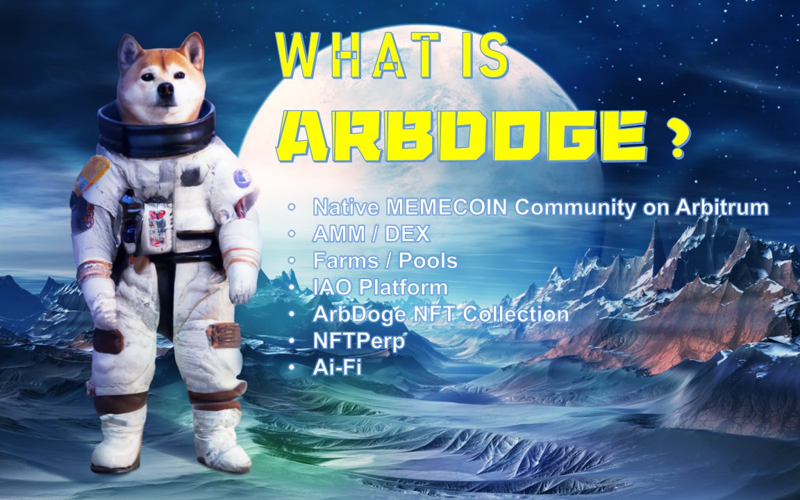 What is #ARBDOGE?

Here are some answers

Read detail👇

#Arbitrum #ETH #100x #DeFi #Dogecoin #Memes #Gems