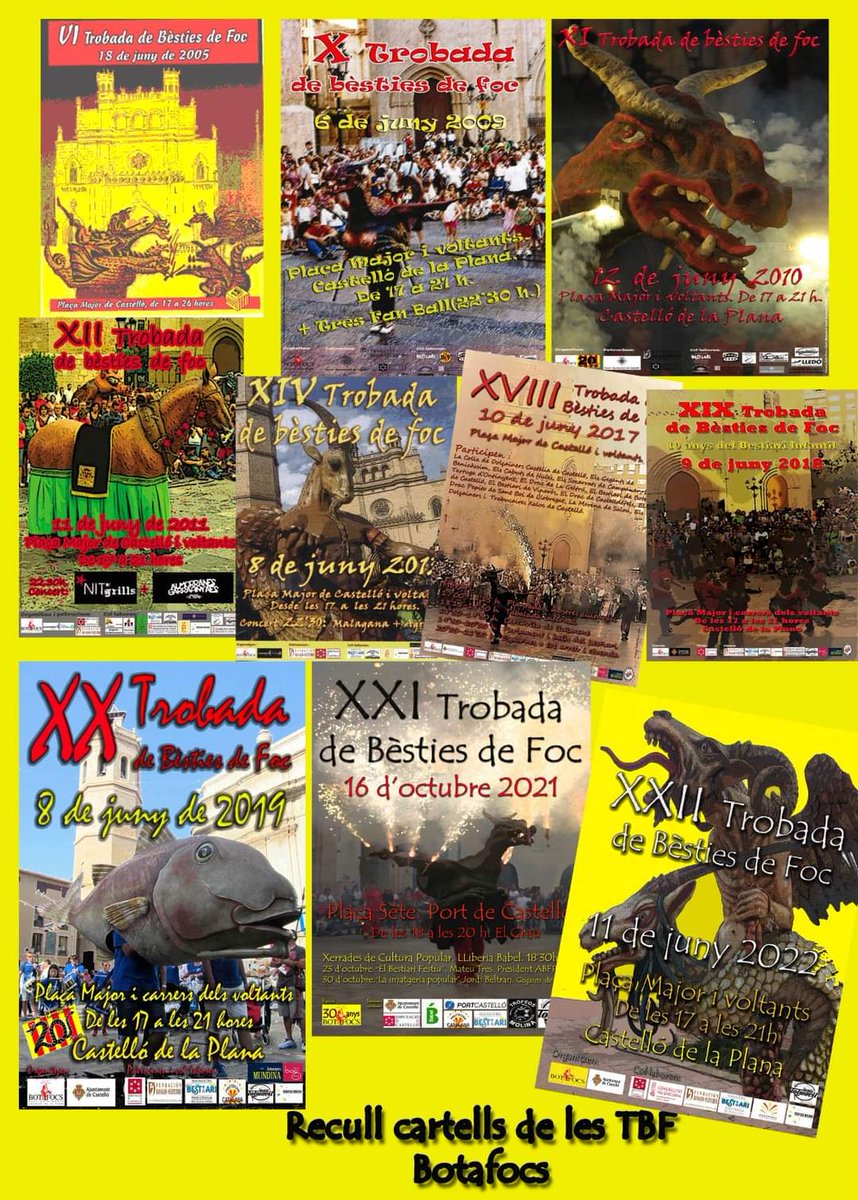 Botafocscs's tweet photo. Tenim una xicoteta història que cada any es torna a renovar.
Noves entitats de #bestiari, #dolçainers, #gegants, #cabuts, #castellers, etc...
Han participat al llarg de les diferents edicions.
Aquest any 2023 ja estem fent les primeres gestions. 😎🔥 https://t.co/uun8YZM3mO