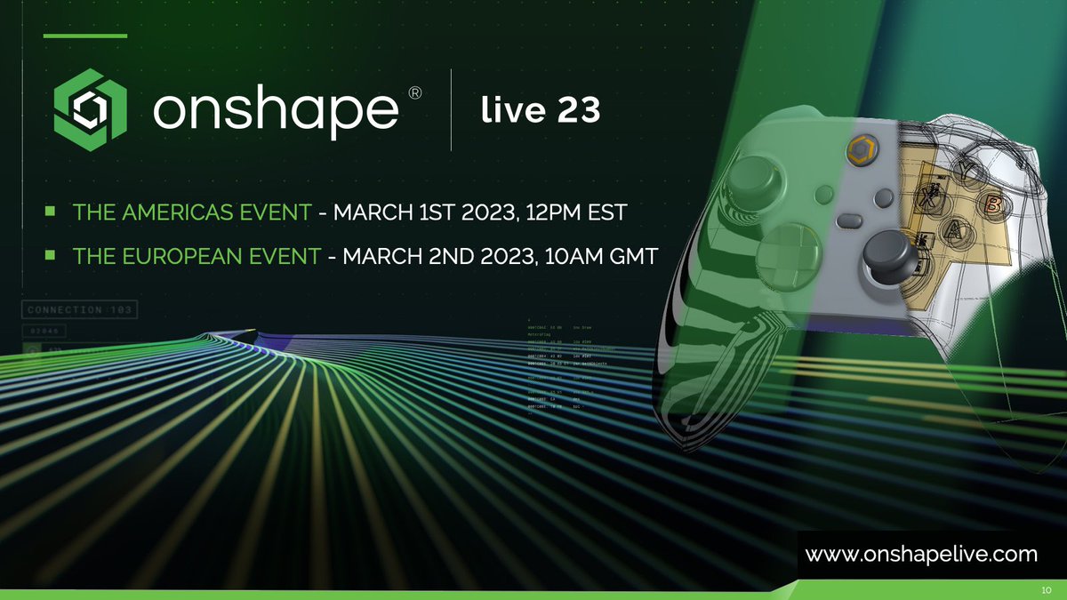 The time has come.  <a href="/Onshape/">Onshape by PTC</a> has re-written the rules of design technology, and Onshape Live '23 is the moment to put our past, present &amp; #future on display.  Register ASAP‼️ OnshapeLive.com
#cad #cam #pdm  #awscloud #cloud #design #technology #engineering #virtualevent