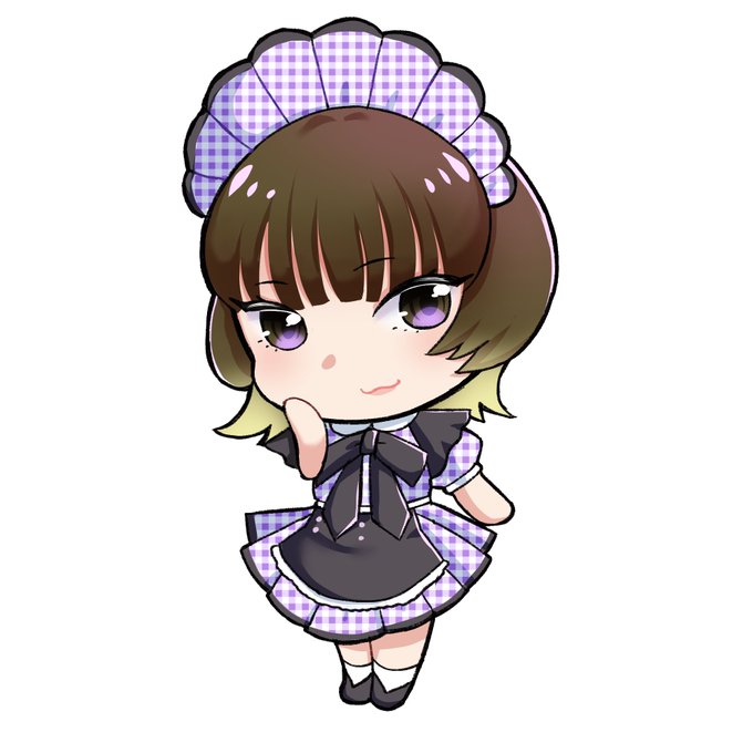 依頼で描いたデフォルメ絵です💜 